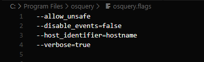osquery-flags