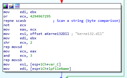 String/Memory Operations