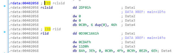 CLSID of the COM Class