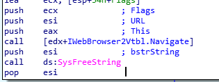 IWebBrowser::Navigate Method